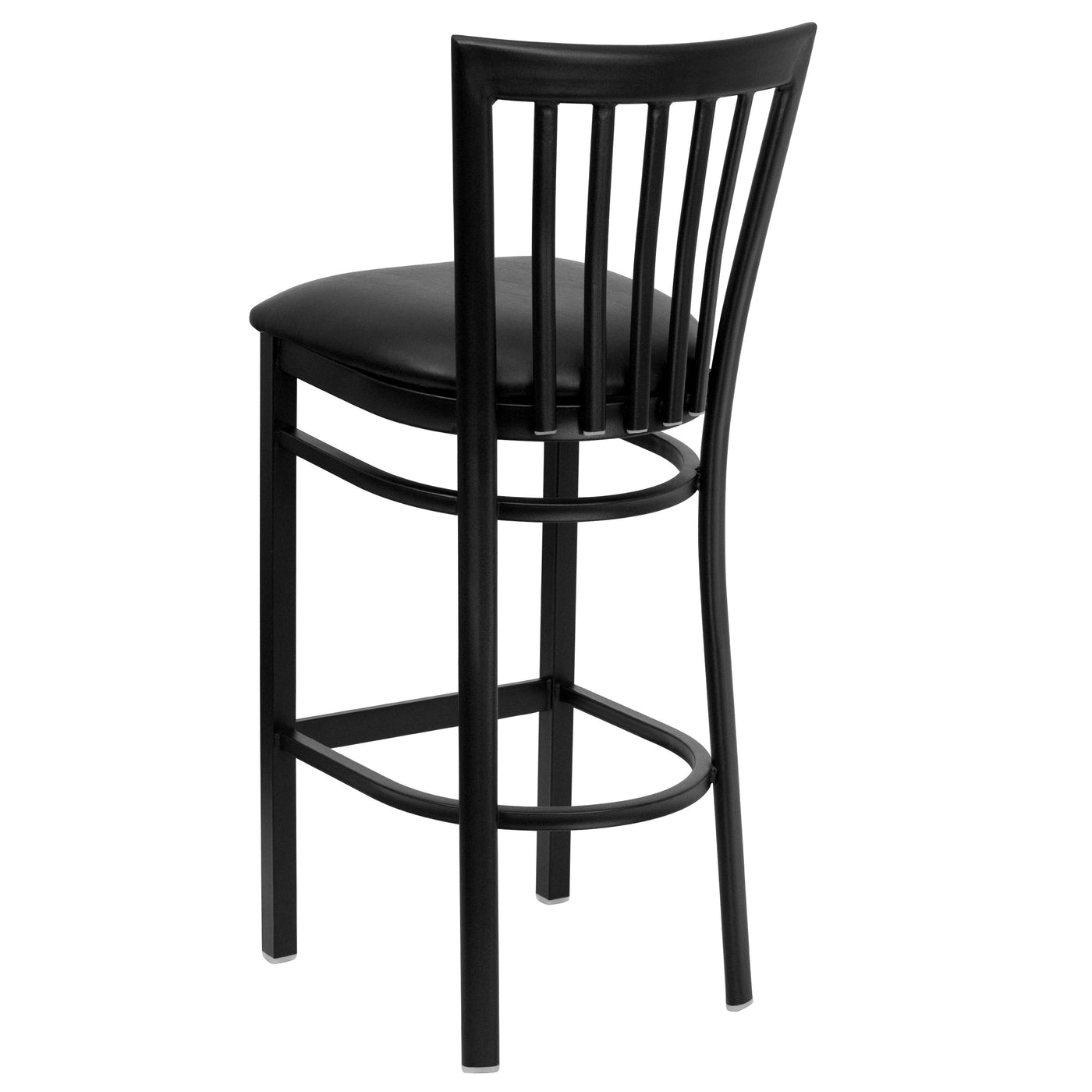 School House Back Metal Restaurant Barstool