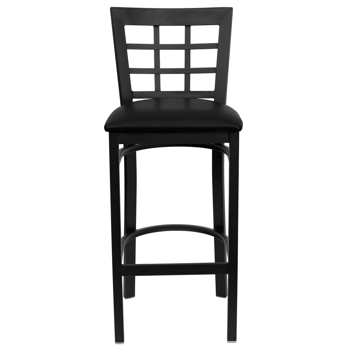 Window Back Metal Restaurant Barstool