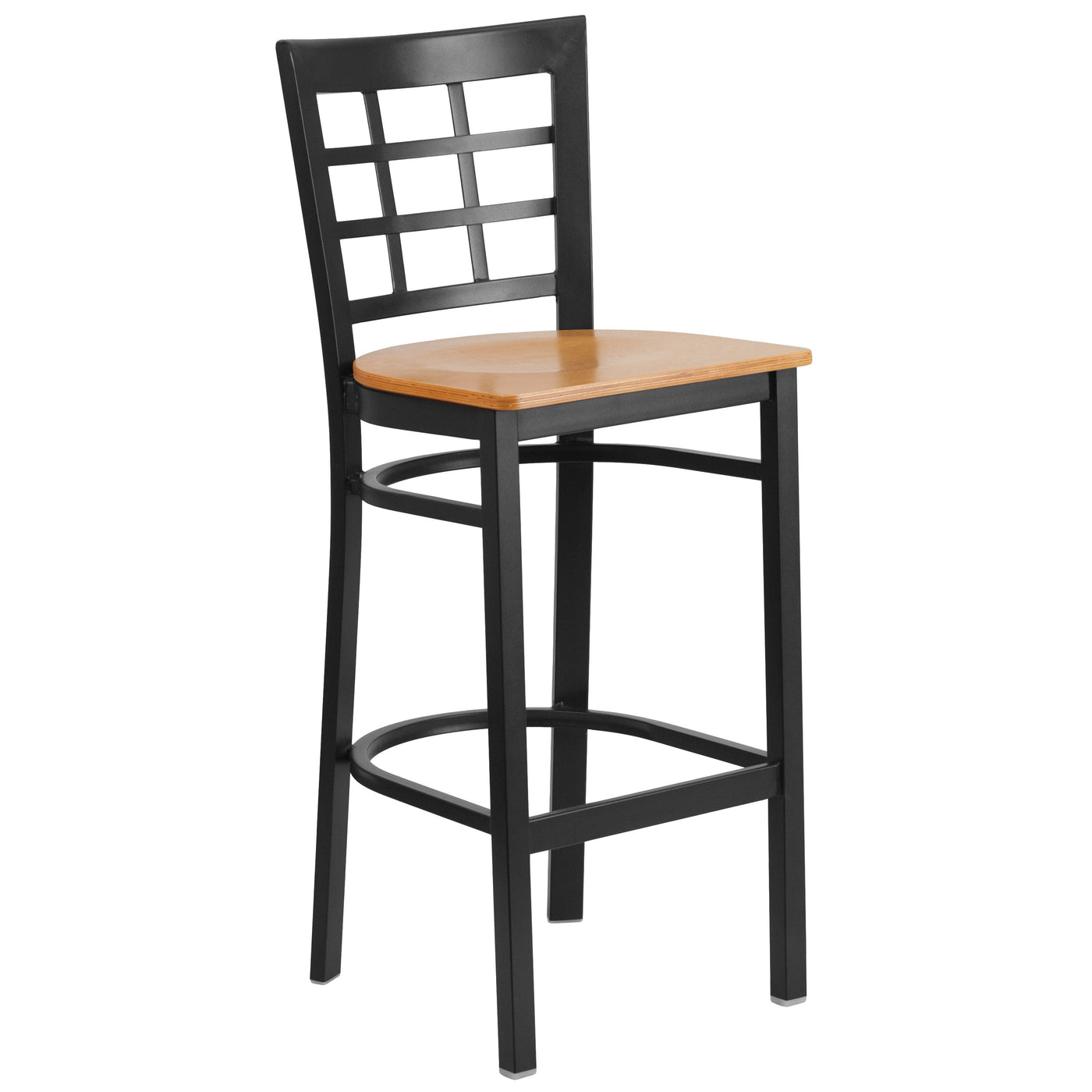 Window Back Metal Restaurant Barstool