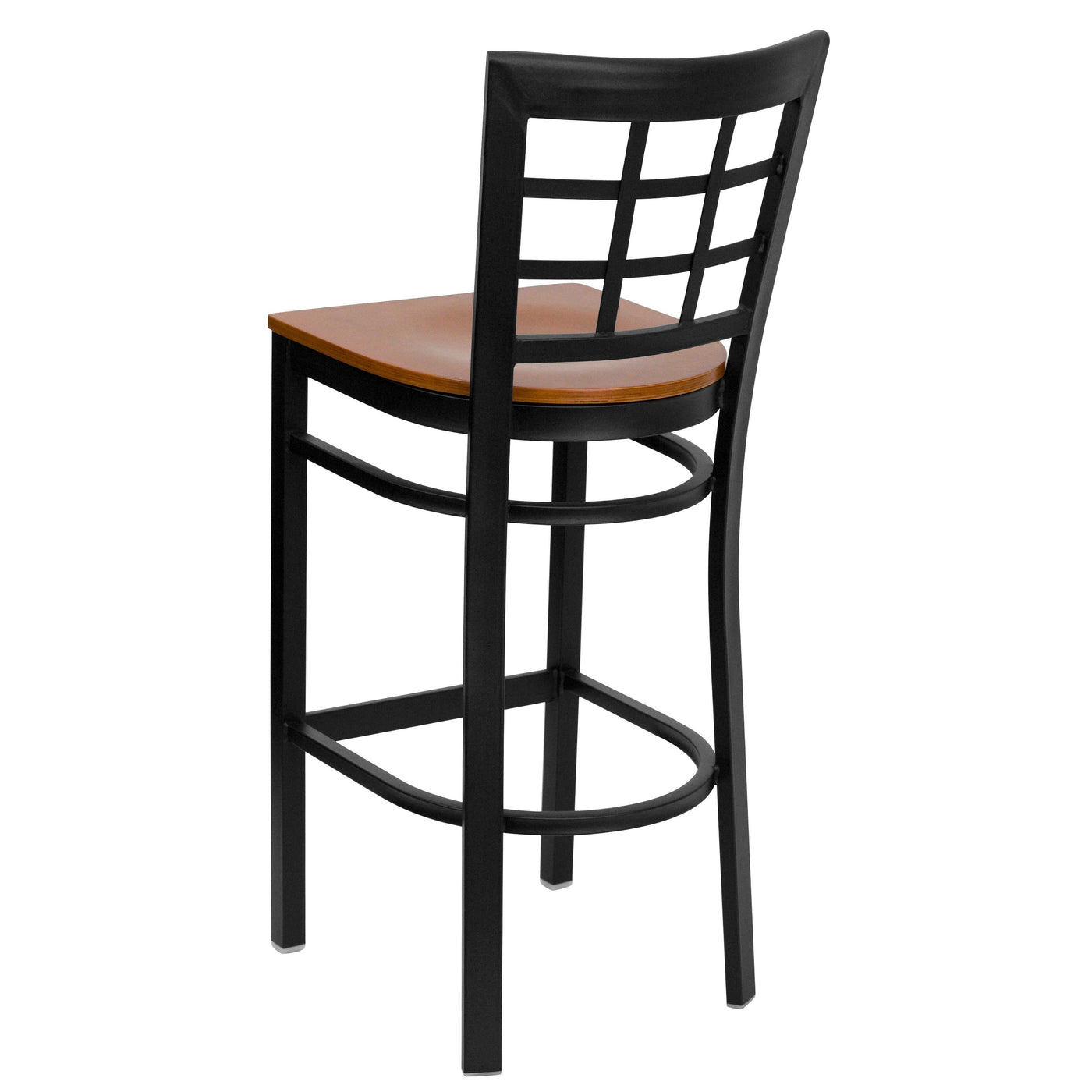 Window Back Metal Restaurant Barstool