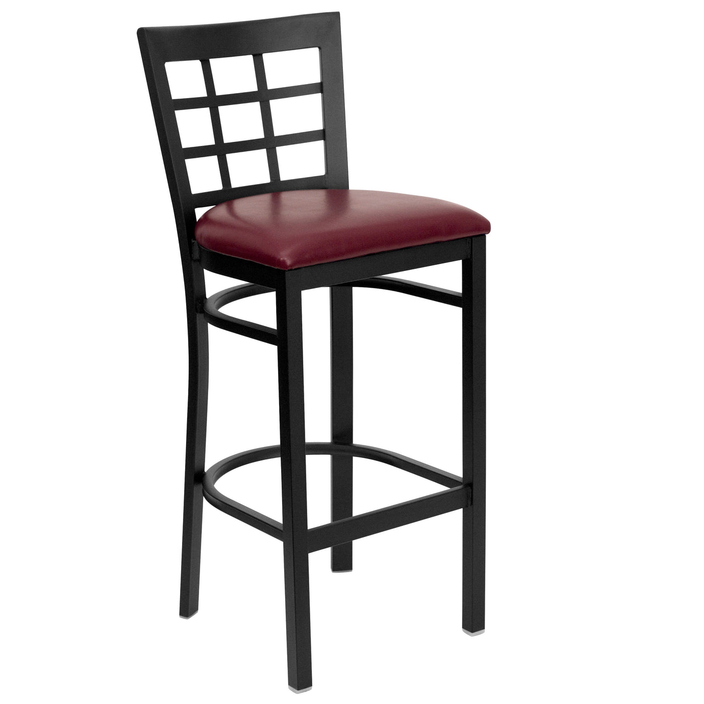 Window Back Metal Restaurant Barstool