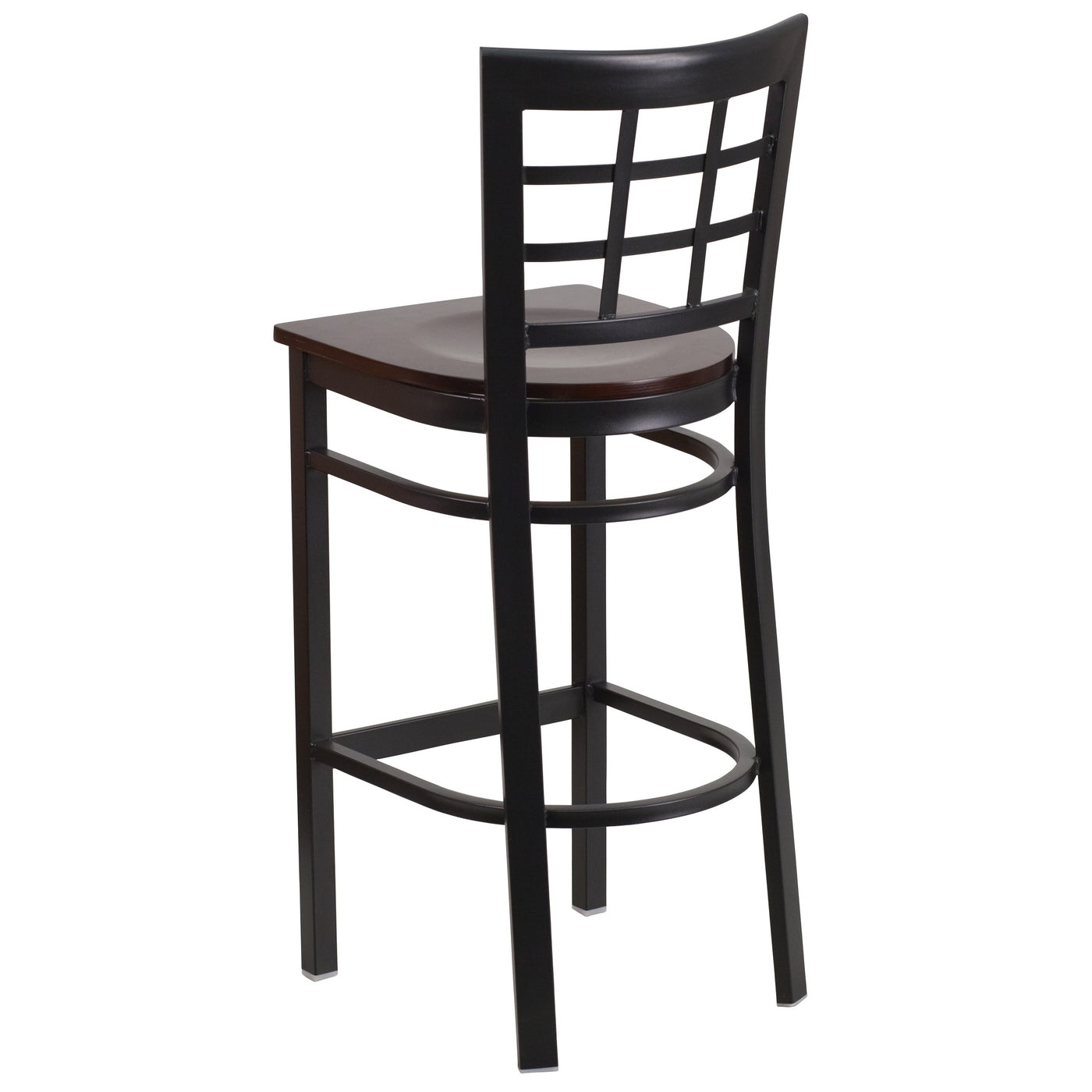 Window Back Metal Restaurant Barstool