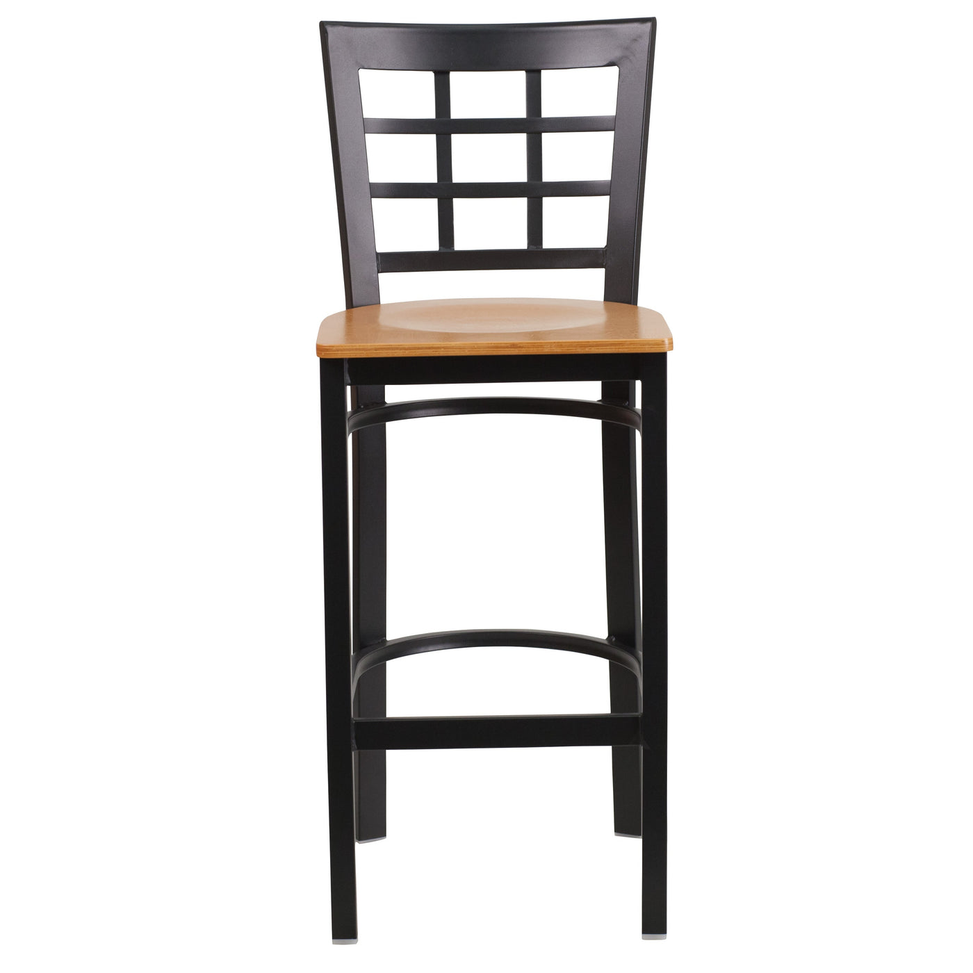 Window Back Metal Restaurant Barstool