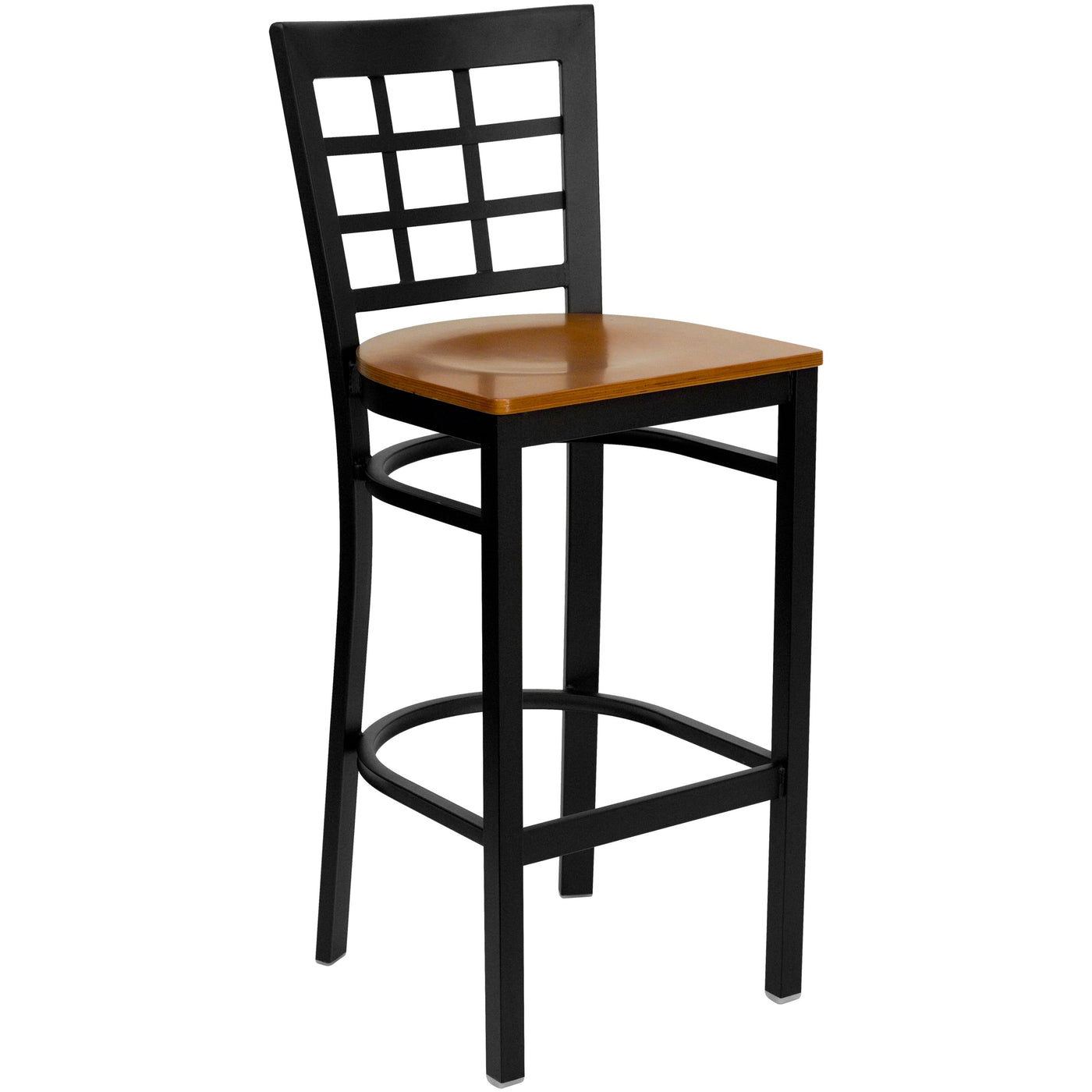 Window Back Metal Restaurant Barstool